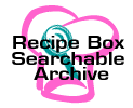 Recipe Box Searchable Archive